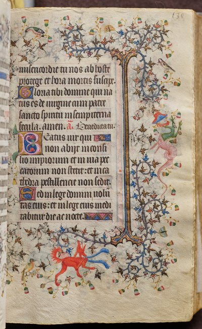 Horas de Carlos o Nobre, rei de Navarra (1361-1425): fol. 68r, Texto de Master of the Brussels Initials and Associates