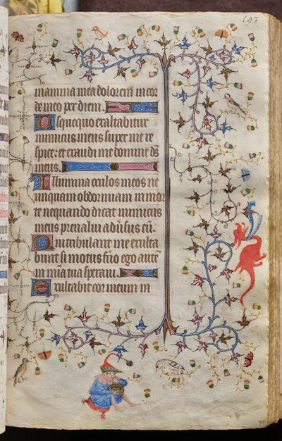 Horas de Carlos o Nobre, rei de Navarra (1361-1425): fol. 97r, Texto de Master of the Brussels Initials and Associates