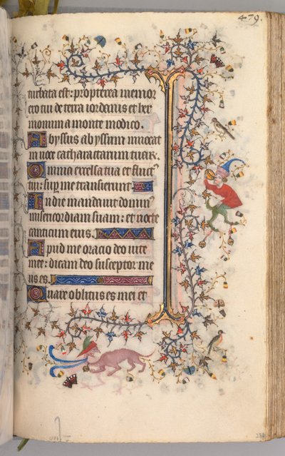 Horas de Carlos Nobre, rei de Navarra 1361-1425: fol. 234r, Texto, c. 1405 de Master of the Brussels Initials and Associates