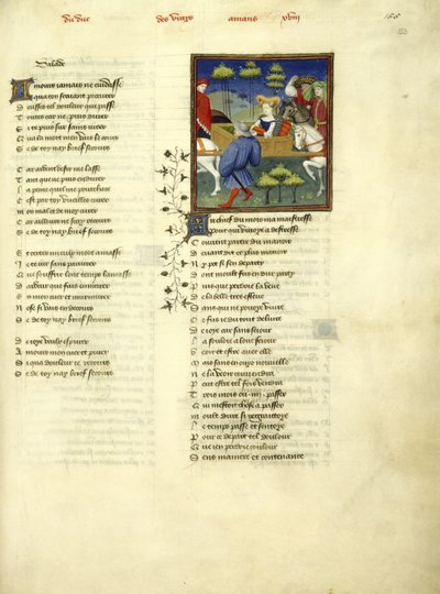 Senhora numa liteira transportada por um cavalo de Master of the Cité des Dames