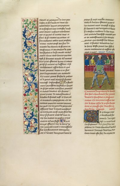 Uma batalha em Bordéus de Master of the Copenhagen Caesar