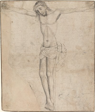Cristo na Cruz [reto] de Master of the Drapery Studies