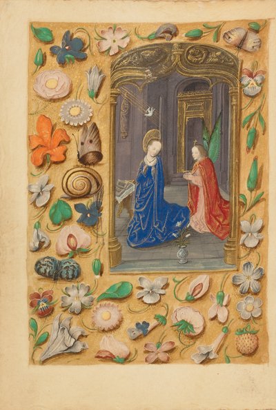 A Anunciação de Master of the Dresden Prayer Book