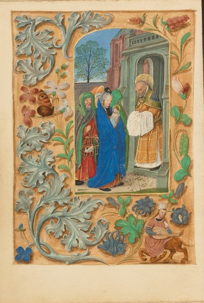 A apresentação no Templo de Master of the Dresden Prayer Book
