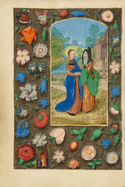 A visita de Master of the Dresden Prayer Book