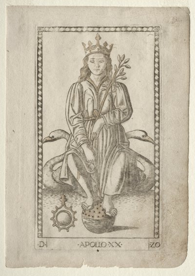 Apollo (do Tarocchi, série D: Apollo and the Muses, #20) de Master of the E Series Tarocchi
