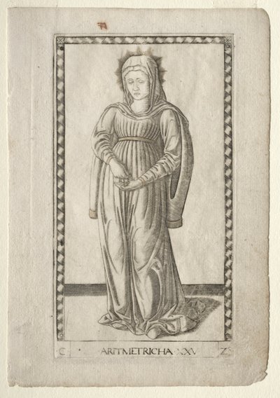 Aritmética (do Tarocchi, série C: Liberal Arts, #25) de Master of the E Series Tarocchi