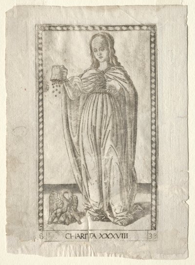 Caridade (do Tarocchi, série B: Princípios e Virtudes Cósmicos, #38) de Master of the E Series Tarocchi