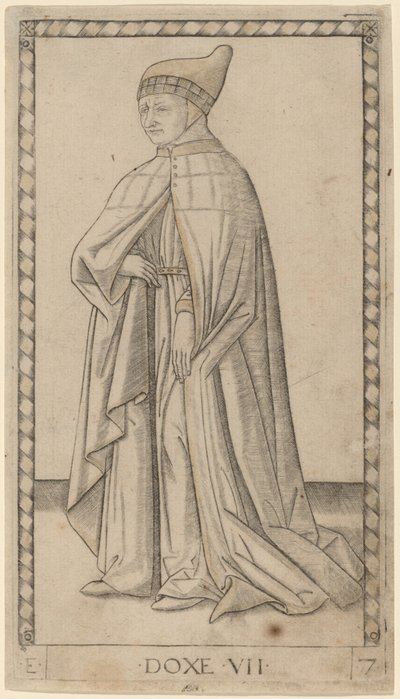Doxe (Doge) de Master of the E Series Tarocchi