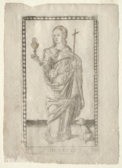 Fé (do Tarocchi, série B: Princípios e Virtudes Cósmicos, #40) de Master of the E Series Tarocchi
