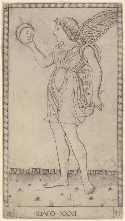 Iliaco (Gênio do Sol) de Master of the E Series Tarocchi