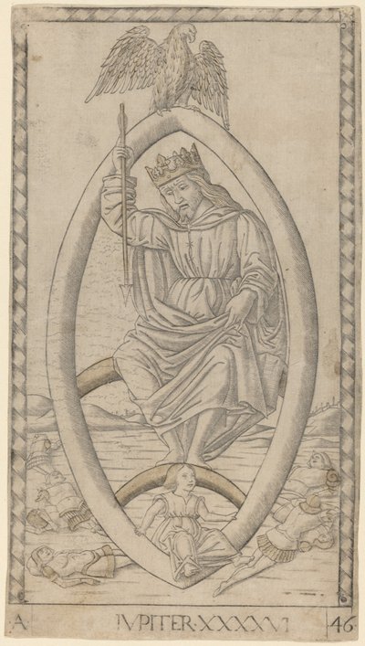 Júpiter (Júpiter) de Master of the E Series Tarocchi