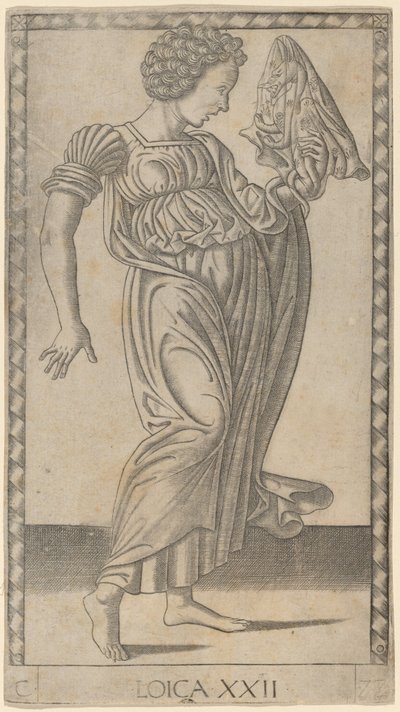 Loica (Lógica) de Master of the E Series Tarocchi