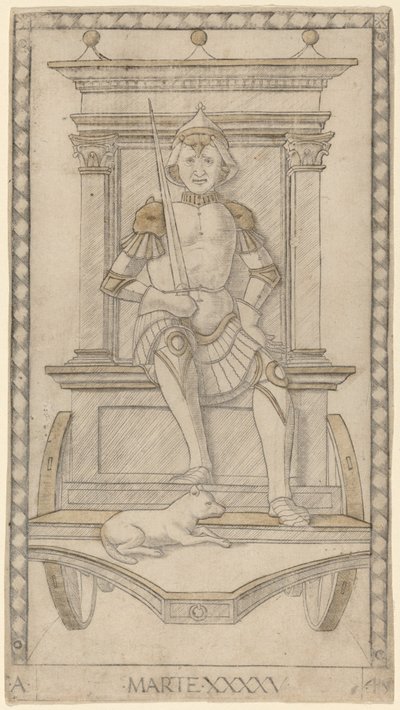 Marte (Marte) de Master of the E Series Tarocchi