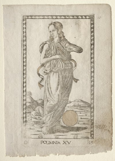 Hinos heróicos da polimímia da série Tarocchi D ..., antes de 1467. de Master of the E Series Tarocchi
