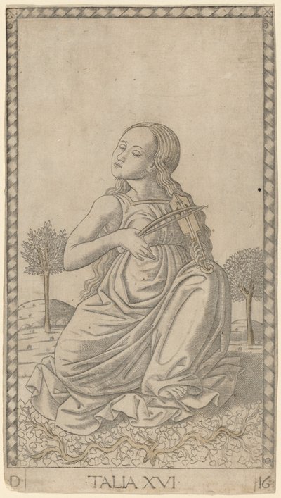 Tália (Tália) de Master of the E Series Tarocchi