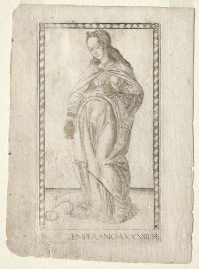 Temperança (do Tarocchi, série B: Princípios e Virtudes Cósmicos, #34) de Master of the E Series Tarocchi