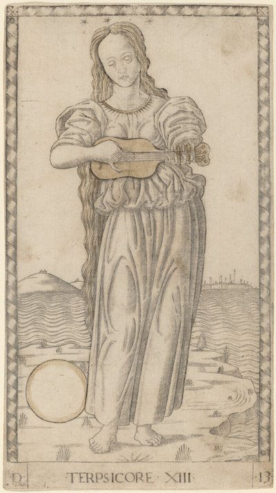 Terpsicore (Terpsicore) de Master of the E Series Tarocchi