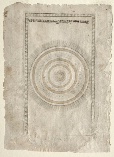 A esfera empírea do Tarocchi, série A ..., antes de 1467. de Master of the E Series Tarocchi