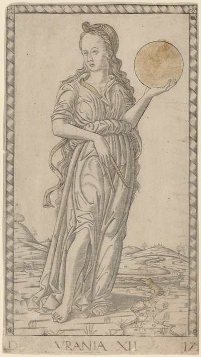 Urânia de Master of the E Series Tarocchi