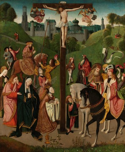 A Crucificação Cristo na Cruz de Master of the Figdor Deposition (circle of)