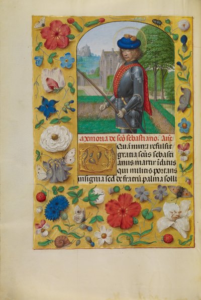 São Sebastião de Master of the First Prayer Book of Maximilian