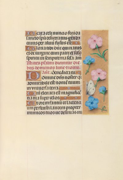 Horas da rainha Isabel, a católica, rainha da Espanha: Fol. 100r, c. 1500. de Master of the First Prayerbook of Maximillian