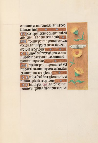Horas da rainha Isabel, a católica, rainha da Espanha: Fol. 103r, c. 1500. de Master of the First Prayerbook of Maximillian