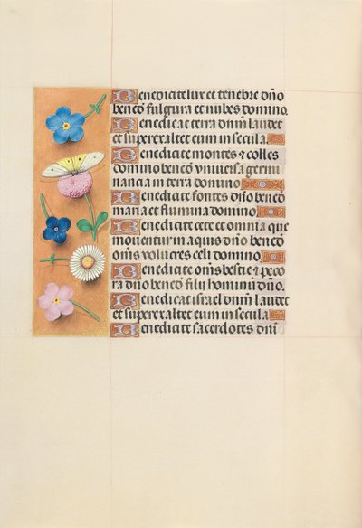 Horas da rainha Isabel, a católica, rainha da Espanha: Fol. 119v, c. 1500. de Master of the First Prayerbook of Maximillian