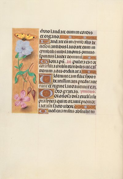 Horas da rainha Isabel, a católica, rainha da Espanha: Fol. 122v, c. 1500. de Master of the First Prayerbook of Maximillian