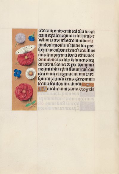 Horas da rainha Isabel, a católica, rainha da Espanha: Fol. 130v, c. 1500. de Master of the First Prayerbook of Maximillian