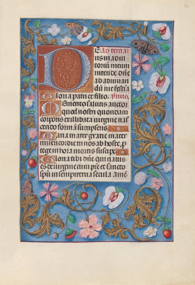Horas da rainha Isabel, a Católica, rainha de Espanha:  Fol. 132r de Master of the First Prayerbook of Maximillian