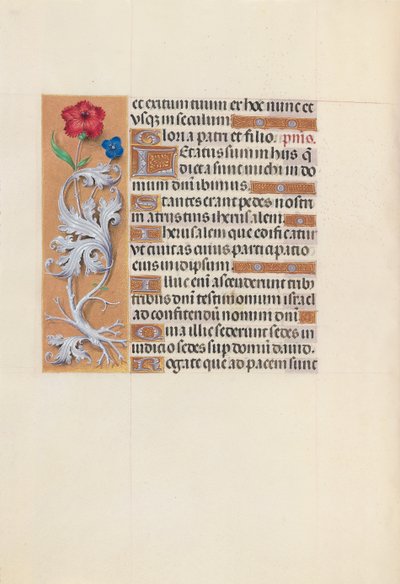 Horas da rainha Isabel, a católica, rainha da Espanha: Fol. 133v, c. 1500. de Master of the First Prayerbook of Maximillian
