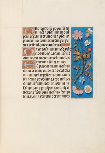Horas da rainha Isabel, a católica, rainha da Espanha: Fol. 135r, c. 1500. de Master of the First Prayerbook of Maximillian