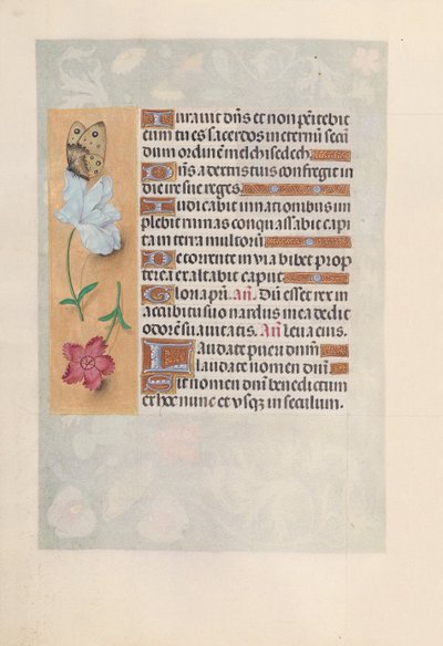 Horas da rainha Isabel, a católica, rainha da Espanha: Fol. 147v, c. 1500. de Master of the First Prayerbook of Maximillian