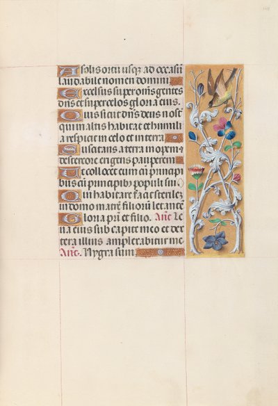 Horas da rainha Isabel, a católica, rainha da Espanha: Fol. 148r, c. 1500. de Master of the First Prayerbook of Maximillian