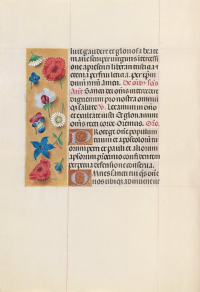 Horas da rainha Isabel, a católica, rainha da Espanha: Fol. 152v, c. 1500. de Master of the First Prayerbook of Maximillian