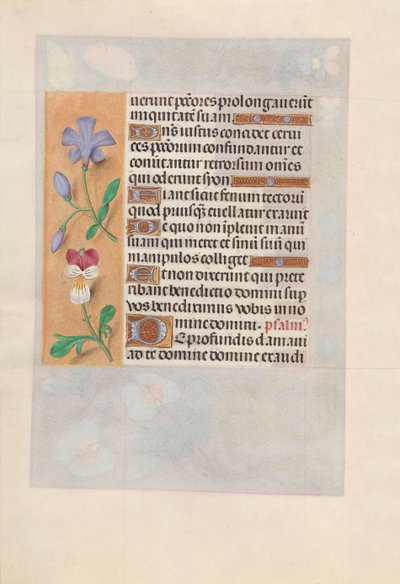 Horas da rainha Isabel, a católica, rainha da Espanha: Fol. 155v, c. 1500. de Master of the First Prayerbook of Maximillian