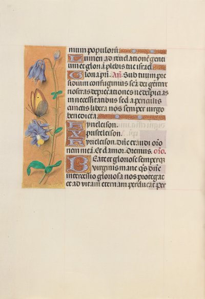 Horas da rainha Isabel, a católica, rainha da Espanha: Fol. 157v, c. 1500. de Master of the First Prayerbook of Maximillian