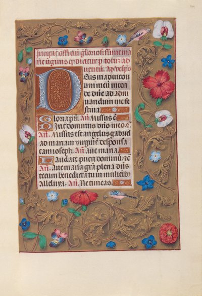 Horas da rainha Isabel, a Católica, rainha de Espanha:  Fol. 160r de Master of the First Prayerbook of Maximillian