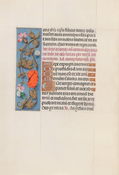Horas da rainha Isabel, a católica, rainha da Espanha: Fol. 161v, c. 1500. de Master of the First Prayerbook of Maximillian