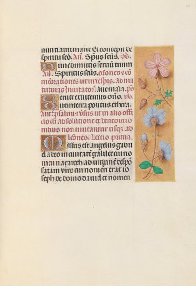 Horas da rainha Isabel, a católica, rainha da Espanha: Fol. 162r, c. 1500. de Master of the First Prayerbook of Maximillian