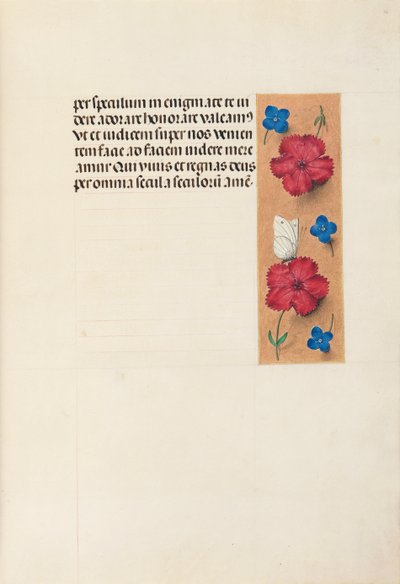 Horas da rainha Isabel, a católica, rainha da Espanha: Fol. 16r, c. 1500. de Master of the First Prayerbook of Maximillian