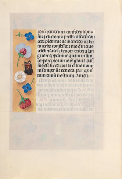 Horas da rainha Isabel, a católica, rainha da Espanha: Fol. 182v, c. 1500. de Master of the First Prayerbook of Maximillian
