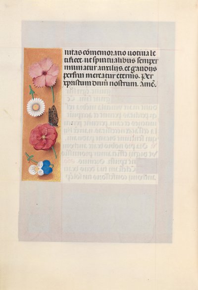 Horas da rainha Isabel, a católica, rainha da Espanha: Fol. 188v, c. 1500. de Master of the First Prayerbook of Maximillian