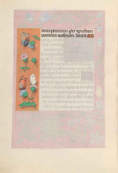 Horas da rainha Isabel, a católica, rainha da Espanha: Fol. 190v, c. 1500. de Master of the First Prayerbook of Maximillian