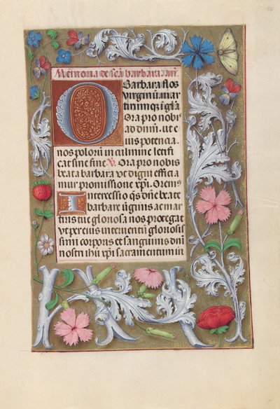 Horas da rainha Isabel, a católica, rainha da Espanha: Fol. 192r, c. 1500. de Master of the First Prayerbook of Maximillian