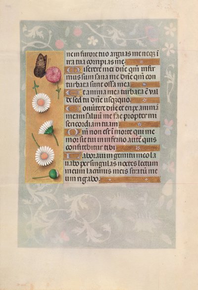 Horas da rainha Isabel, a católica, rainha da Espanha: Fol. 200v, c. 1500. de Master of the First Prayerbook of Maximillian