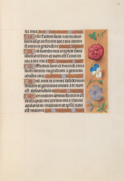 Horas da rainha Isabel, a católica, rainha da Espanha: Fol. 203r, c. 1500. de Master of the First Prayerbook of Maximillian