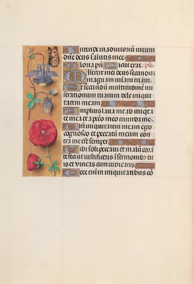 Horas da rainha Isabel, a católica, rainha da Espanha: Fol. 204v, c. 1500. de Master of the First Prayerbook of Maximillian